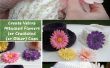 Crear Velcro une flores de ganchillo (u otros) Caps