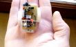 Mini robot de 2 ruedas con IR sensor peso 14gr y ATTiny13 Soic