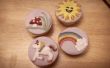 Cupcakes de arcoiris y unicornios