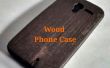 Caja de madera teléfono