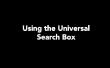 Usando el buscador Universal