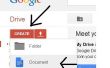 Instrucciones para utilizar documentos de Google en Google Drive