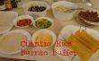 Buffet de Burrito de arroz cilantro: DIY Chipotle