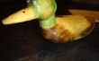 Modelo de pato de madera