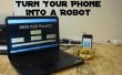 Apague el teléfono en un Robot