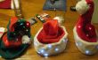 La Navidad Santa y duende LED sombreros