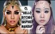 CL "Hola puta" inspirado maquillaje