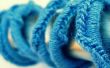 Ondas azules: Forrado en Crochet auriculares