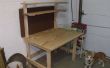 Construir mesa de trabajo con estantes Unido Garage