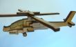 Helicóptero de Apache del laser-corte