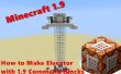 Cómo hacer el elevador con los bloques de Minecraft 1.9 comando