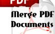 Cómo fusionar documentos PDF