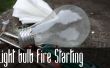 Cómo iniciar un incendio con una bombilla de luz