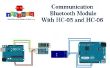 Módulo de comunicación de Bluetooth con HC HC-05-06