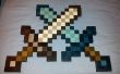 Minecraft cruzaron espadas