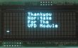 Arduino y el módulo de VFD Noritake 24 x 6 (pantalla fluorescente de vacío)