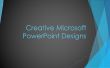 Diseños creativos de Microsoft PowerPoint. 