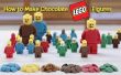 Figuras de Lego de chocolate