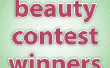 Ganadores del concurso de belleza