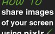 Cómo compartir imágenes de su pantalla usar Pixlr
