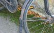 Reciclado de cuero barro aleta para bicicleta Vintage