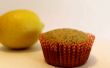 Muffins de limón saludable semilla de amapola