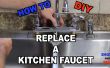 Cómo reemplazar un grifo de fregadero de cocina