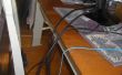 Sencillo organizador de Cable de suministro de oficina y titular