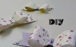Cómo hacer un moño de papel lindo para tus regalos de manualidades cajas-DIY