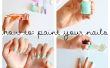 ¿Cómo pintar tus uñas