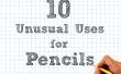 10 usos inusuales para lápices