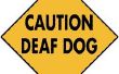 Un Collar de llamada vibrante sordo perro  