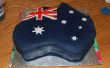 Cómo hacer una Australia en forma de bandera torta