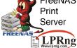 FreeNAS como un servidor de impresión