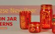 Año nuevo chino linternas del tarro de masón