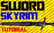 Cómo hacer una espada en la vida Real Skyrim