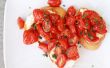 Tostada de tomate y Ricotta Crostini
