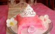 Torta de almohada Princess con Tiara comestibles