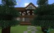 Casa half-timbered de Minecraft