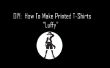 Cómo hacer camisetas impresas '' Luffy''