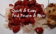 Rápido y fácil frijoles rojos y arroz