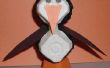 Proyecto de Artes y oficios de pingüino cartón de huevo para niños