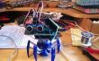 Hexagonal araña insecto con un cerebro (robot autónomo)