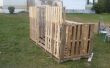 Pallet woodshed