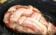 Bacon enrejado cordero asado