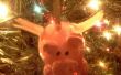 Ornamento de la Navidad del cerdo