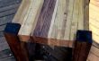 Chatarra madera mesas
