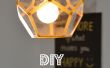 Cómo DIY una lámpara colgante oro