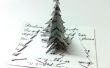 Tarjeta de felicitación 3D DIY árbol de Navidad