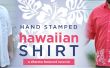 Mano estampada camisa Hawaiian